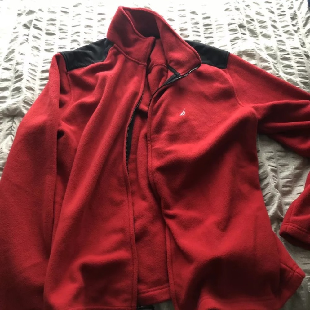 Nautica Red Fleece Jacket